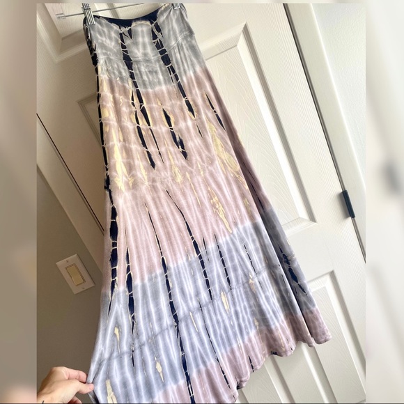 Tie Dye Maxi Skirt Size Small Mono B - Picture 4 of 6